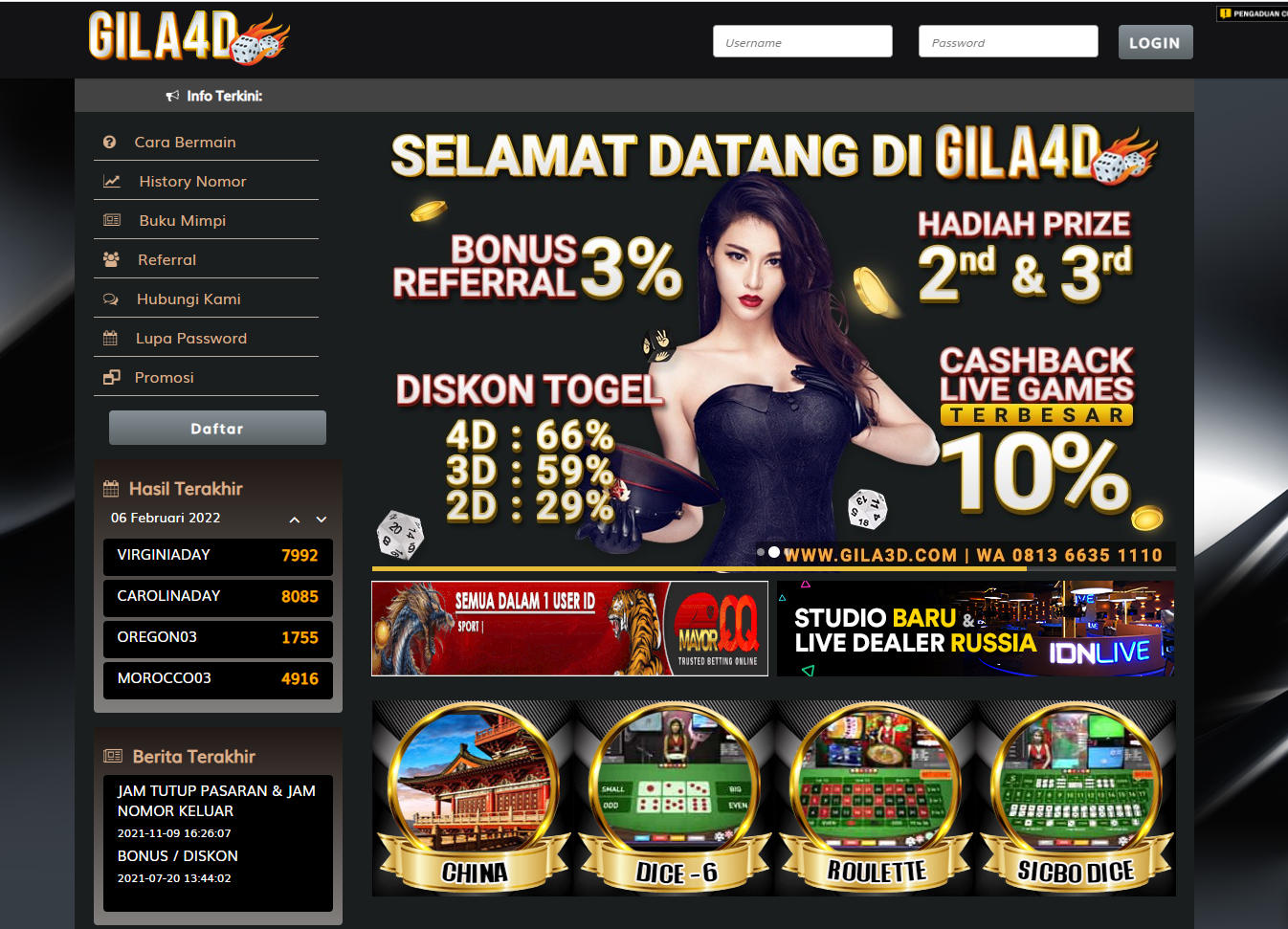 DAFTAR Agen Judi Togel DAN BANDAR TOGEL ONLINE TERPERCAYA