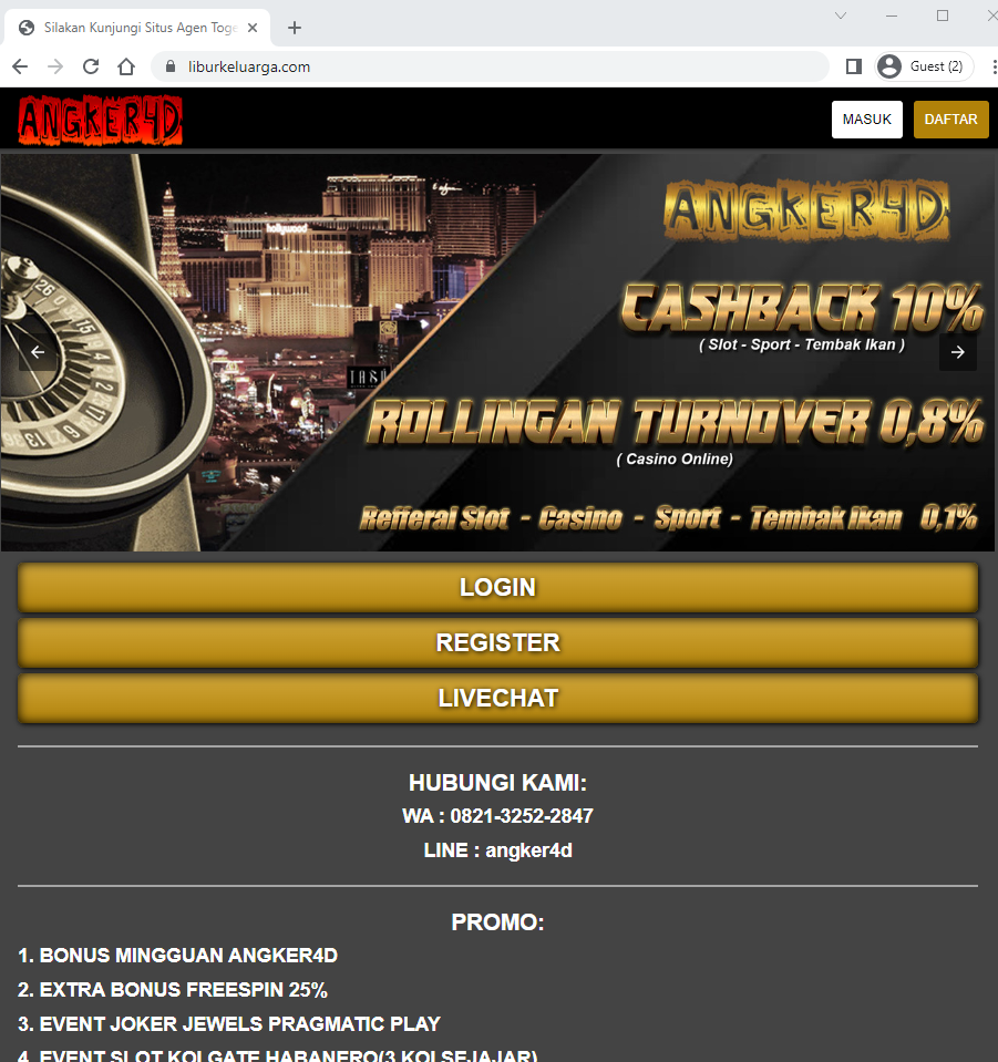 Daftar Game Togel Online Syah Tanpa Rekening Langsung Bisa Taruhan