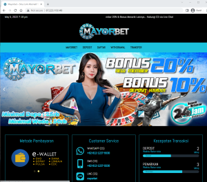 Mayorbet: website judi live Casino online terkomplet dan bandar live Casino online terbaik